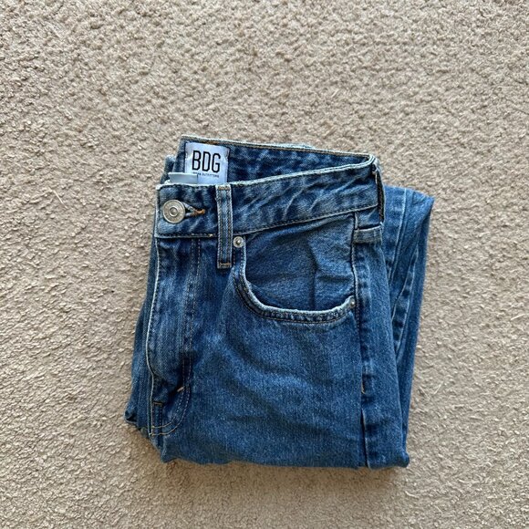 BDG Jeans Womens 25 (25x31) Urban Outfitters High Rise Baggy Blue Light Denim - Picture 13 of 13